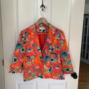 Vibrant Floral Women's Blazer